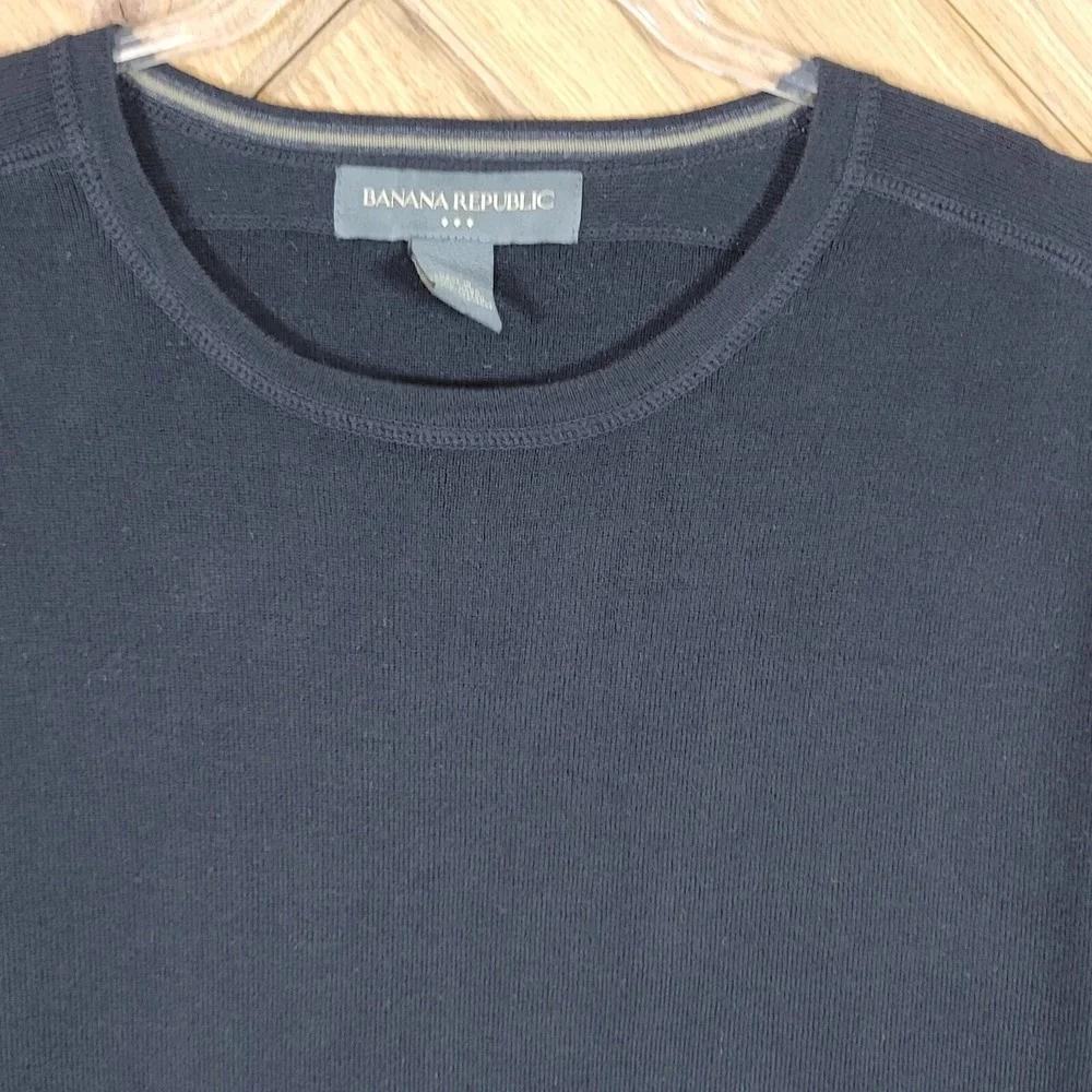 Banana Republic Mens Pullover Sweater Cotton Crew Neck Long Sleeve Size Large